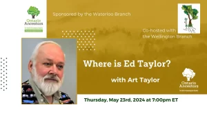 Waterloo Sponsored - Where Was Ed Taylor? - Art Taylor